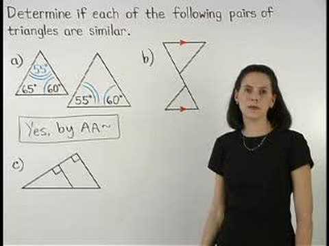 Similar Triangle Proofs Mathhelp Com Math Help Youtube