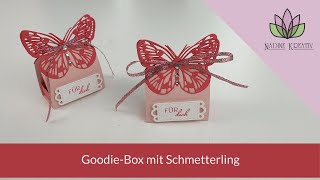 Bastelanleitung Goodie-Box mit Schmetterling - Stampin' Up! Verpackung basteln