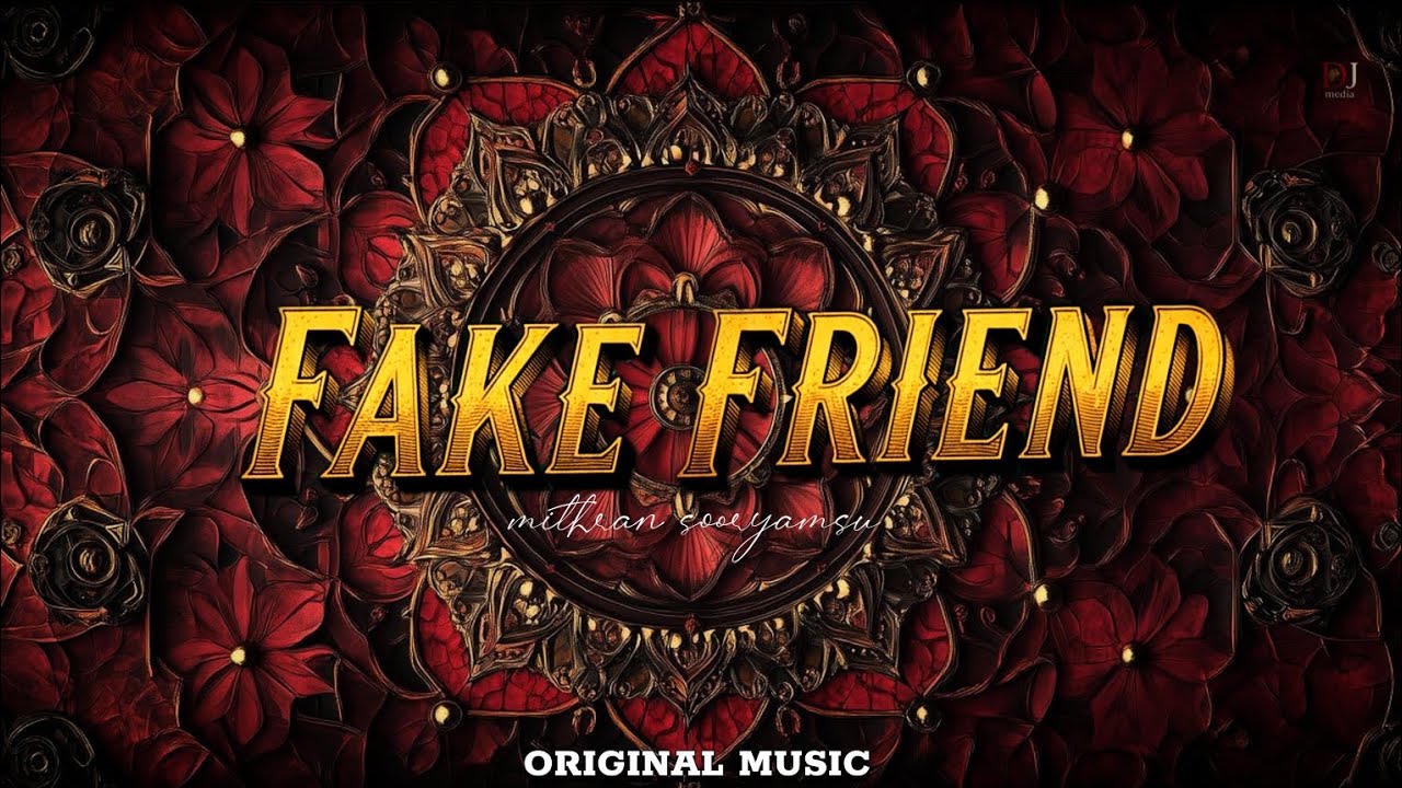   Mithran sooryamsu X dj media | FAKE FRIEND |  original music | latest rap song