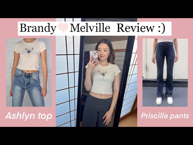 Brandy Melville review - Priscilla Pants and Ashlyn top 🩷 