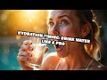 Hydration Timing: Drink Water Like a Pro