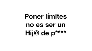 Poner límites