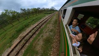 Thai Local Train from Sungai Kolok to Yala and Back! | Naik Keretapi Lokal Thailand #insta360