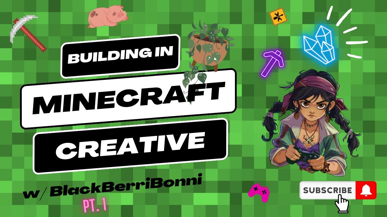 Building in Minecraft creative with BlackBerriBonni Pt. 1 - YouTube