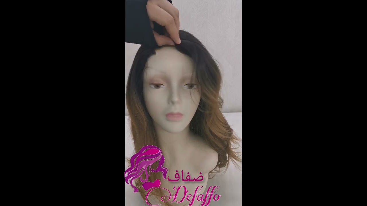 طريقة جديدة في لبس الباروكة الفرق الثابت 👌