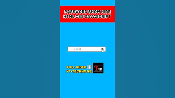 How To Show Hide Password With Html Css And Javascript#coding#code#shorts#htmlcss #webdevelopment