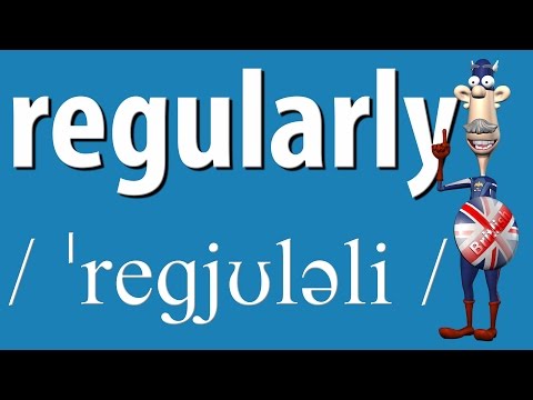 How to Say Regularly | British Pronunciation | Learn English
