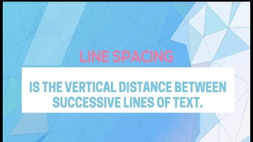 Class V LibreOffice Writer (Module 3- Line Spacing)