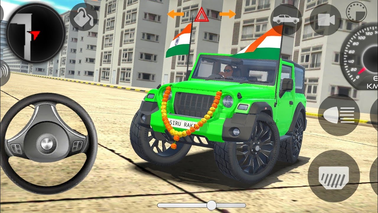 DOLLAR SONG 🔥INDIAN VILLAGE DRIVING OFF ROAD THAR GAMES🔥INDIAN CARS SIMULATOR 3D 