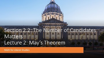 Math for Liberal Studies - Lecture 2.2.2 May