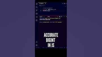 🤩😮 Must Use BigInt in JavaScript for Accurate Numbers! #shorts #javascript #programming #ytshorts