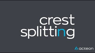 TUTORIAL Crest Splitting 3D 2023 Chirurgie conseils - Equipement Groupe Acteon