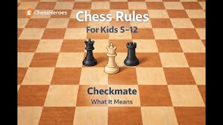 Checkmate — What It Means | Chess Rules for Kids 5–12 | Lesson 9