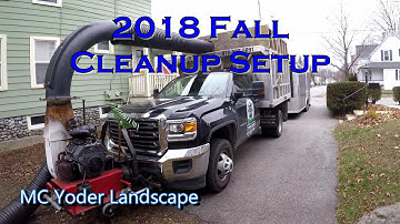 2018 Fall Cleanup Setup