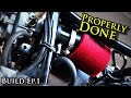 POD FILTER INTAKE | Honda Rebel 250 Bobber/Chopper Project