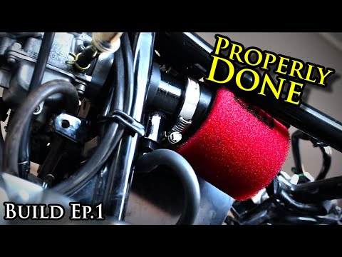 POD FILTER INTAKE | Honda Rebel 250 Bobber/Chopper Project