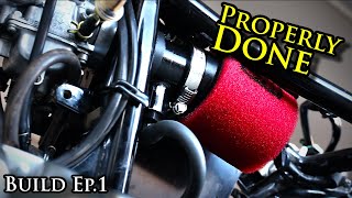 POD FILTER INTAKE | Honda Rebel 250 Bobber/Chopper Project