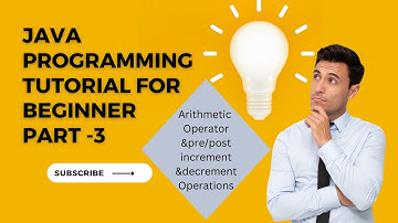 Java Programming Tutorial For Beginner 2023 Part3 Arithmetic operation ,pre-post increment decrement
