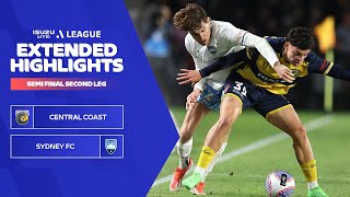 Central Coast Mariners v Sydney FC - Extended Highlights | Isuzu UTE A-League | Semi Final 2nd Leg