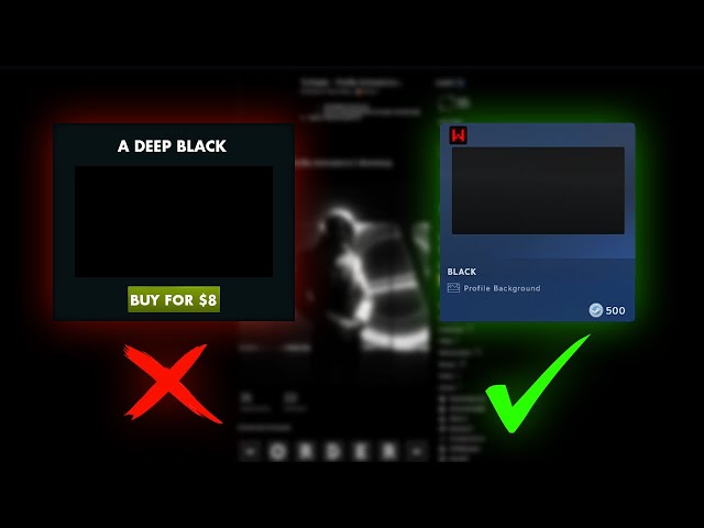 How to get a BLACK PROFILE on steam (2023) 😱 