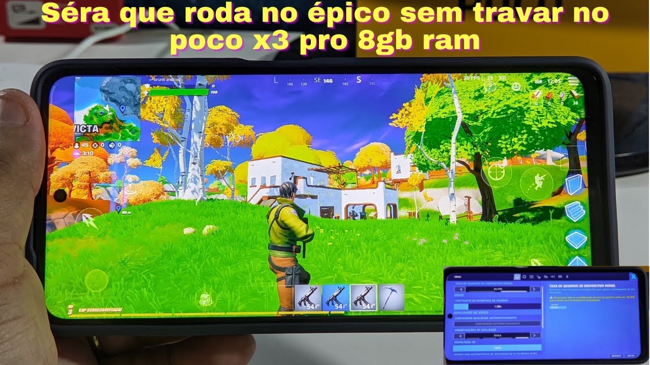 CELULAR QUE RODA FORTNITE MOBILE SEM TRAVAR NO ÉPICO POCO X3 PRO 8GB ...