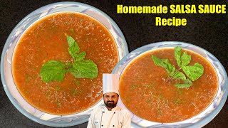 The Best Homemade Salsa Sauce || Mexican Salsa Sauce By Chef Secret Recipes (CSR)