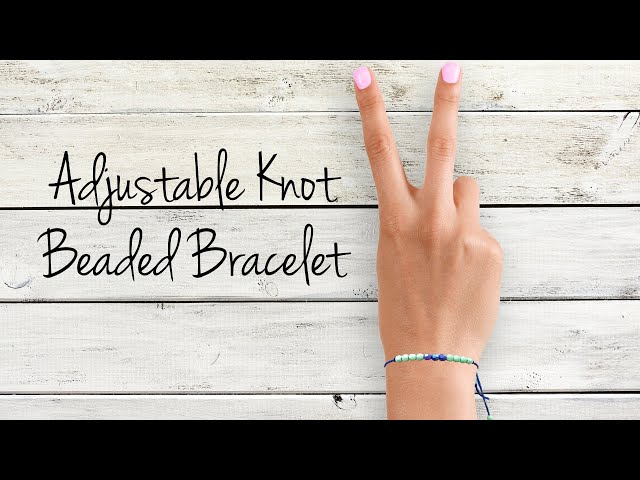 DIY Adjustable Friendship Bracelet with Alphabet Beads – Hemptique