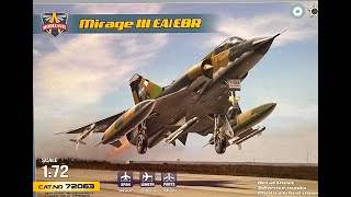 Modelsvit Mirage III EA (Falklands) / EBR 1/72 Review