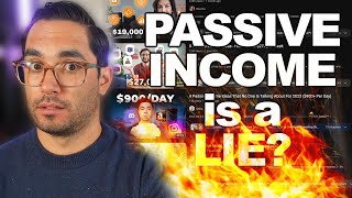 Passive Income is a LIE?? | The MOST Passive Income Ideas So You Can Quit Your 95 Job