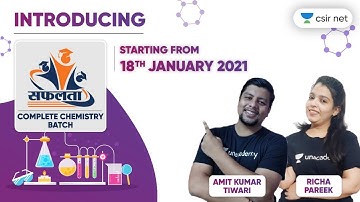 "Safalta - Journey to Success" for All Chemistry Students | Amit Kumar Tiwari | Richa Pareek