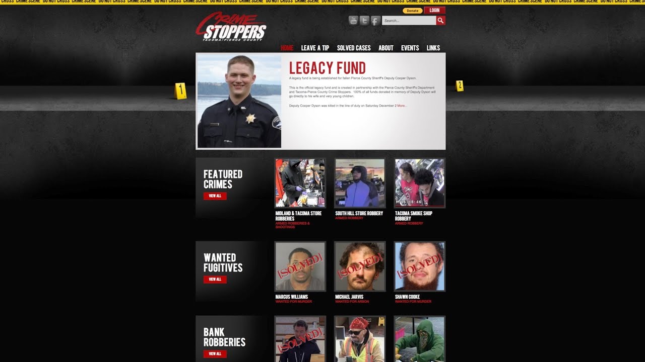 Pierce County Deputy Cooper Dyson Legacy Fund - YouTube