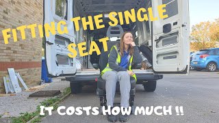 How to change the double passenger bench seat to a single seat,