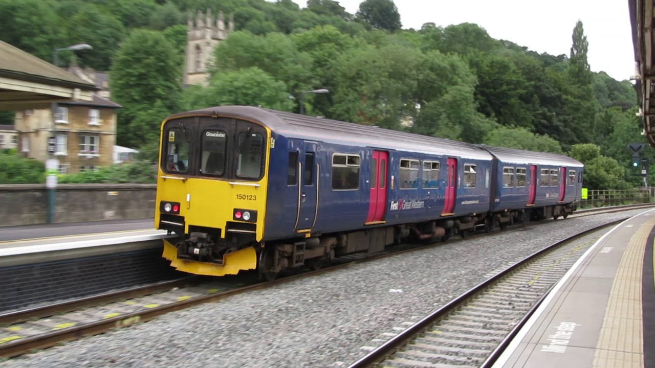Great Western Railway 150123 Bath Spa YouTube