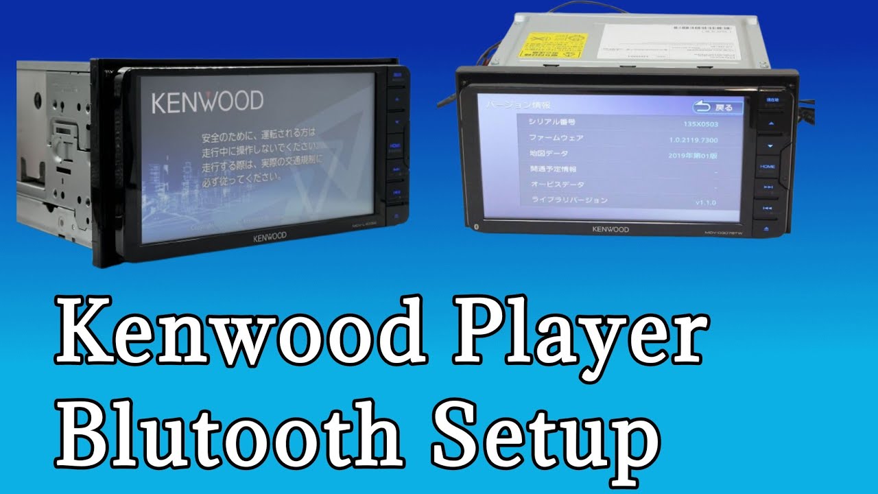 Kenwood Player Full Setup // Kenwood MDV-L504W Player Blutooth