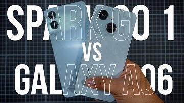 TECNO SPARK GO 1 vs GALAXY A06│¿Es más BARATO y es MEJOR?😲😲 │ COMPARATIVA A DETALLE