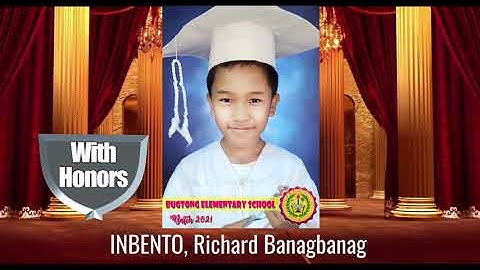 Bugtong Elementary School 65th Graduation Exercises.2ND VIRTUAL CEREMONY ♥️♥️♥️