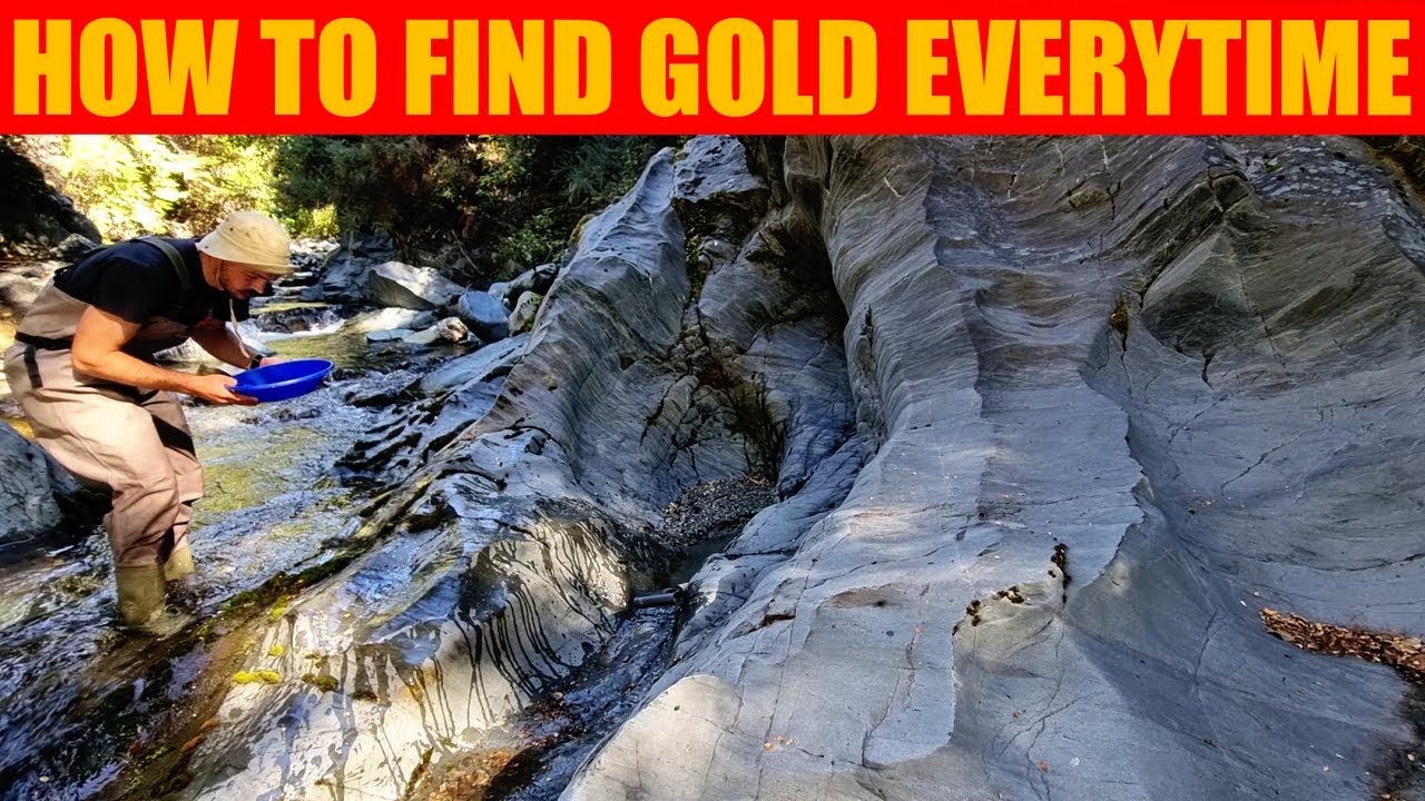 HOW TO FIND GOLD EVERY TIME IN ANY CREEK!! GOLD PANNING AND GOLD GIVEAWAY!! 12 MILE CREEK