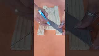 creative idea to combine photo frame corners #woodworking #tricks