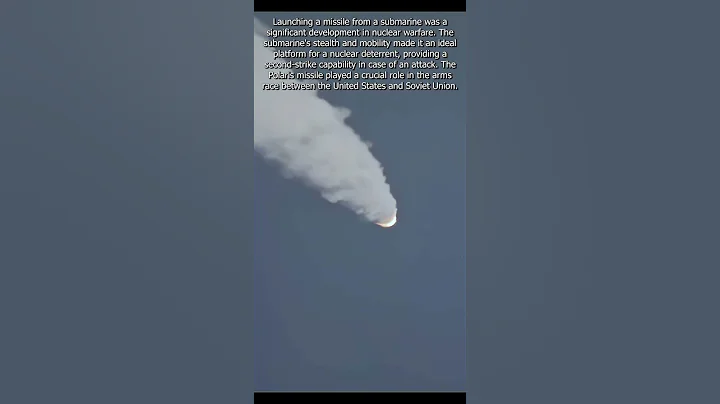 A-3 Polaris NUCLEAR missile LAUNCH from SUBMARINE!! 🚀 (AI Enhanced) #shorts #short