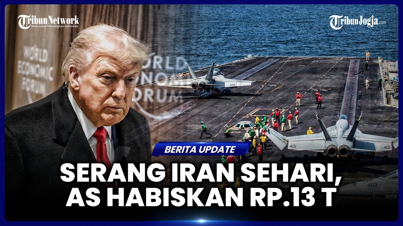 BARU SEHARI LAKUKAN OPERASI MILITER KE IRAN, AS SUDAH HABISKAN BIAYA RP 13 TRILIUN