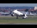 Takeoff and landing of the airbus a350 xwb