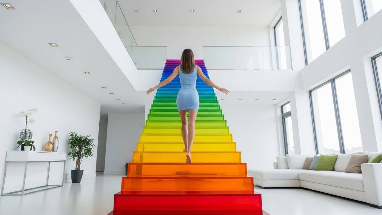 Which Crazy Staircase Would You Choose?! 😱🪜✨ Ultimate Oddly Satisfying AI ASMR Journey