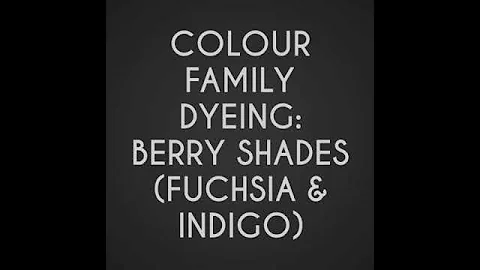 Colour Family Dyeing by Heather Ramsden-Fletcher