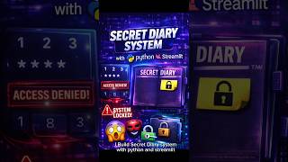 Build a Secret Diary in Python 🔐 | Encrypted + Locked 🤯