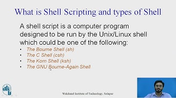 An introduction to shell scripting