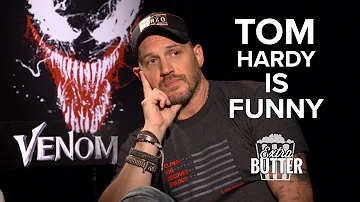 Tom Hardy is Funny: Awkward Venom Interview | Extra Butter