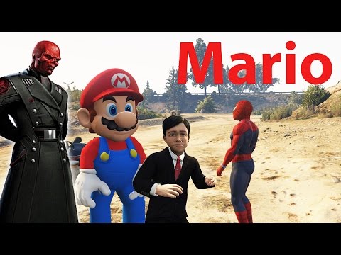 Şimşek Mcqueen Örümcek Adam, Afacan Kırmızı Kafa Şehre Saldırıyor Afacan Mario Ile Tanışıyor