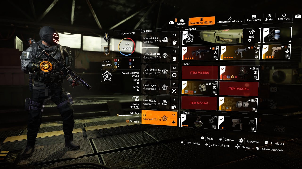 Tom Clancy's The Division 2 Best hybrid Healing build PvP