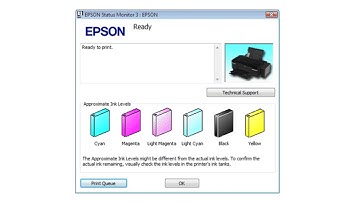 How to Check the Ink Level of an Epson Inkjet Printer