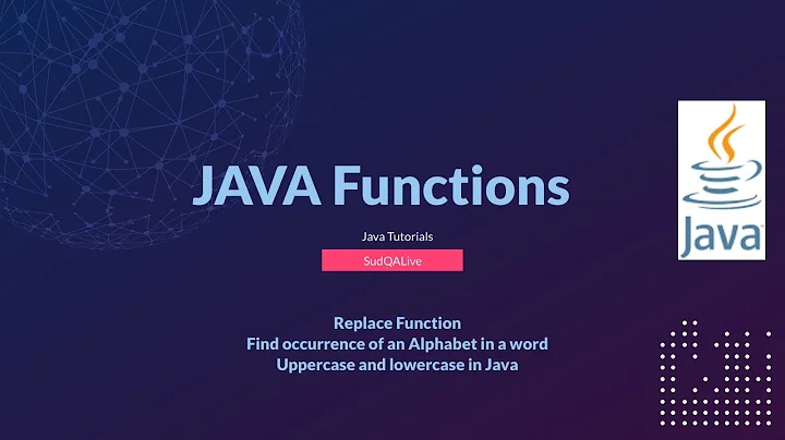 Java Functions||Replace() Function in Java||Number of Occurrence in a Word ||Uppercase || Lowercase